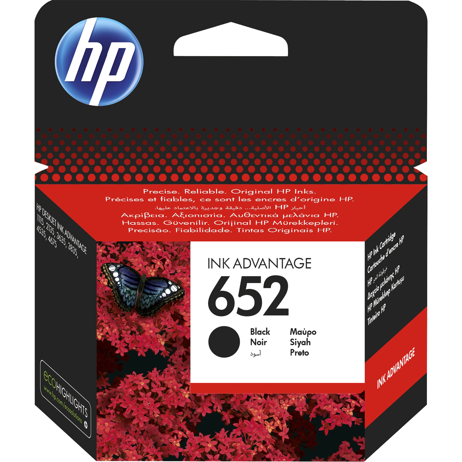 Картридж Cartridge HP 652 для DeskJet 2135/3635/3775/3785/3835/4535/4675/1115, черный (360 стр.)