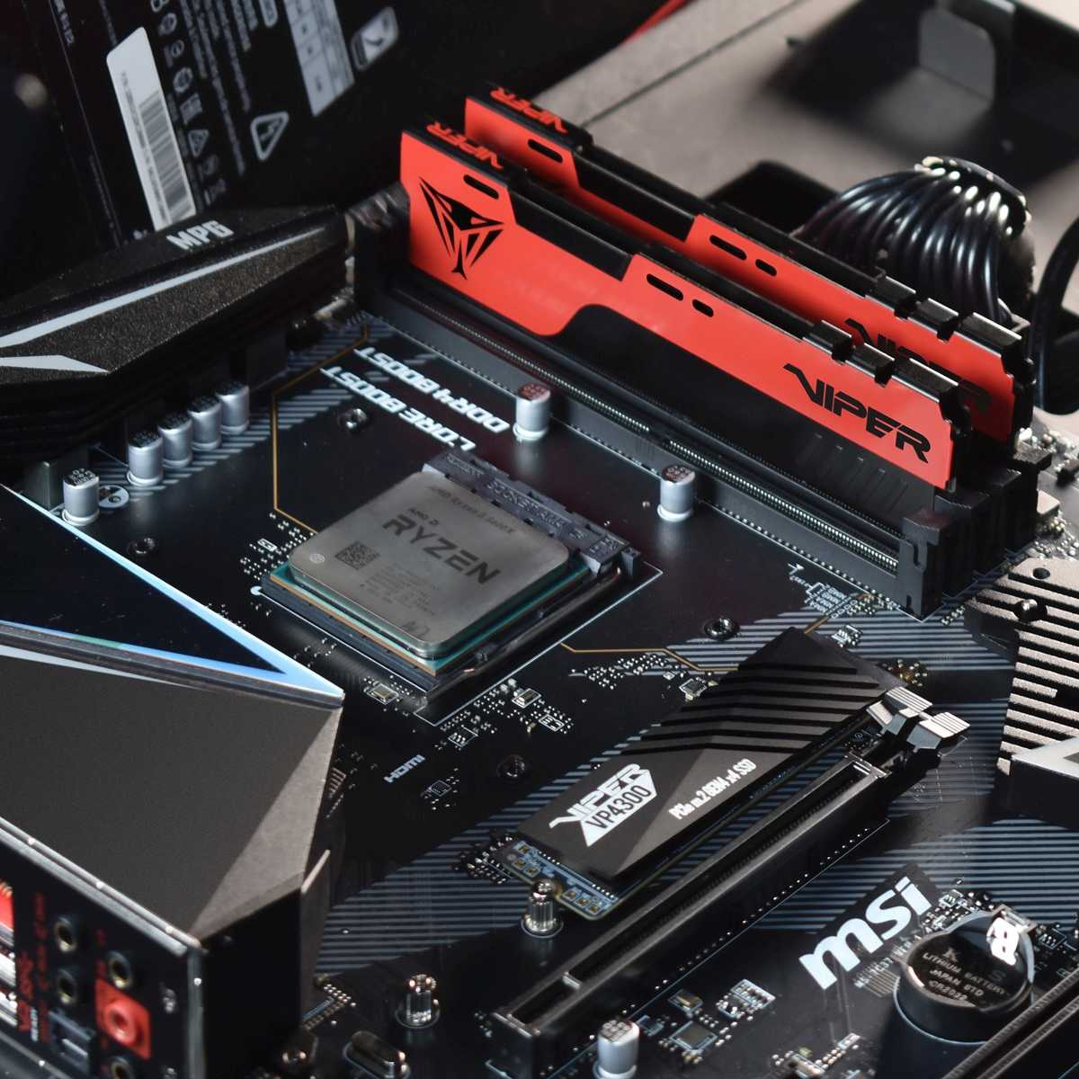 Память DDR4 16Gb 3200MHz Patriot PVE2416G320C8 Viper Elite II RTL Gaming PC4-25600 CL18 DIMM 288-pin