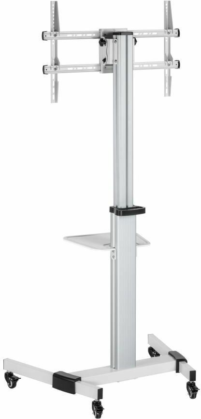 Подставка для телевизора Ultramounts UM307W белый 37"-86" макс.50кг напольный мобильный