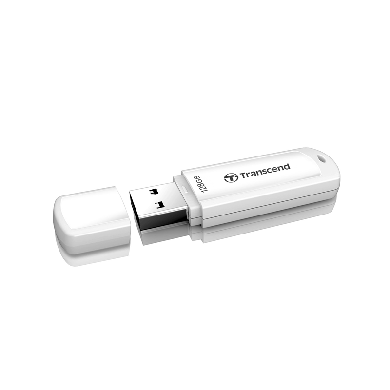 Флеш Диск Transcend 128Gb Jetflash 730 TS128GJF730 USB3.0 белый