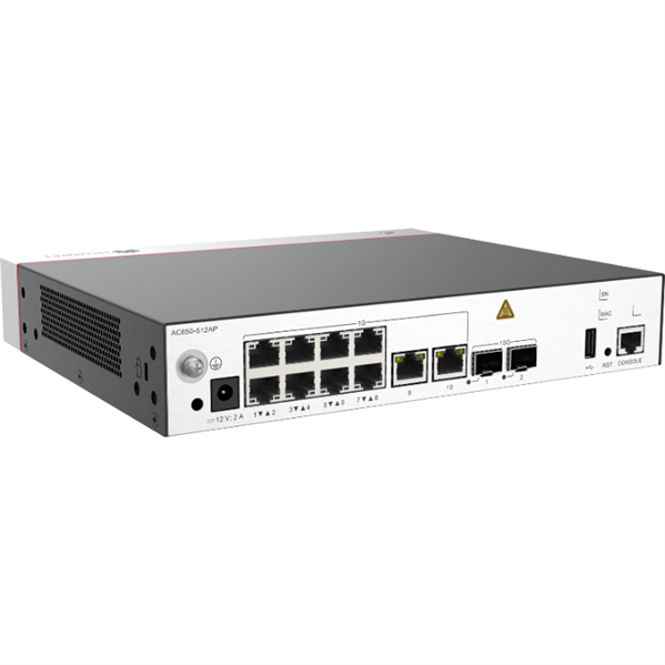 Контроллер HUAWEI eKit Access Controller AC650-512AP, 10*GE electrical ports,2*10GE optical ports, w