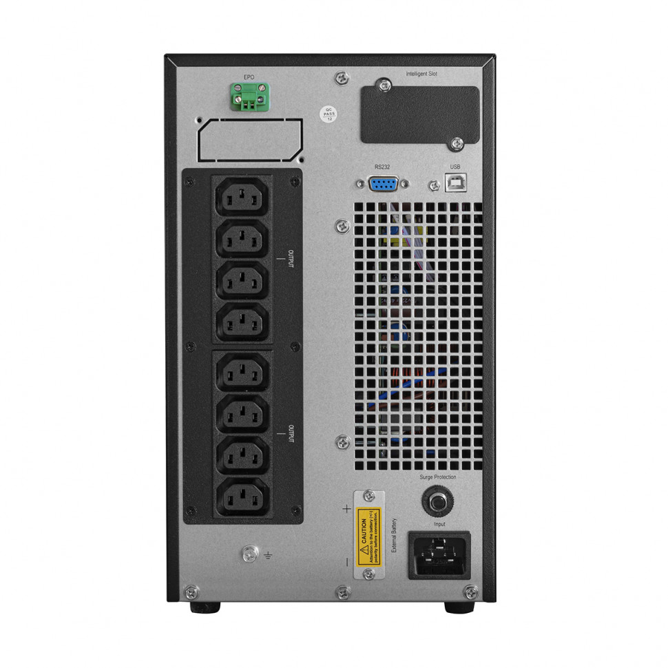 ИБП HIDEN EXPERT HE11003S, встроенные АКБ в корпусе (8х9А/ч), 3 kVA/3 kW (PF=1){С двойным преобразов