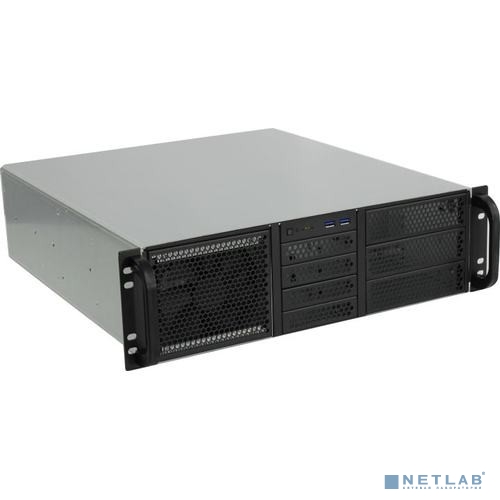 Procase RE306-D3H9-C-48 Корпус 3U server case,3x5.25+9HDD,черный,без блока питания,глубина 480мм,MB 