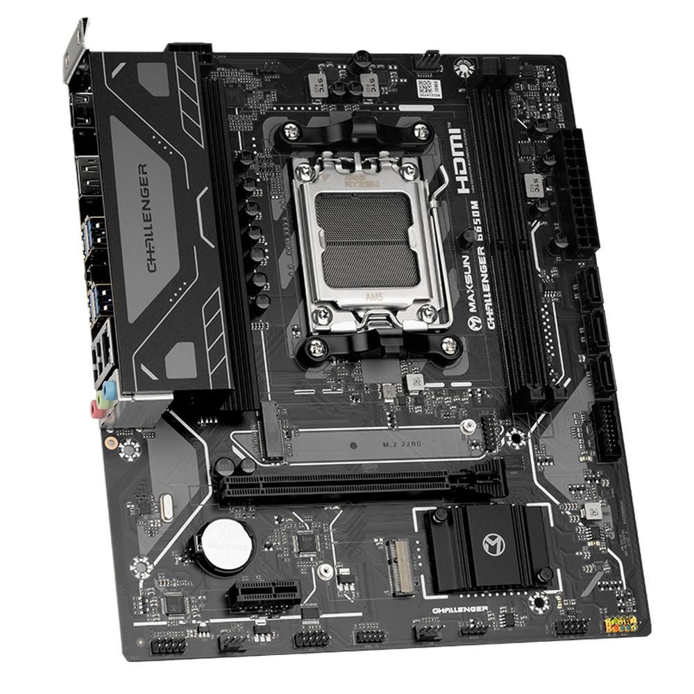 Материнская плата Maxsun MS-Challenger B650M V2 B650, AM5, 2*DDR5, 1*PCIEx16, 1*PCIEx1, 1*M.2, 6*USB