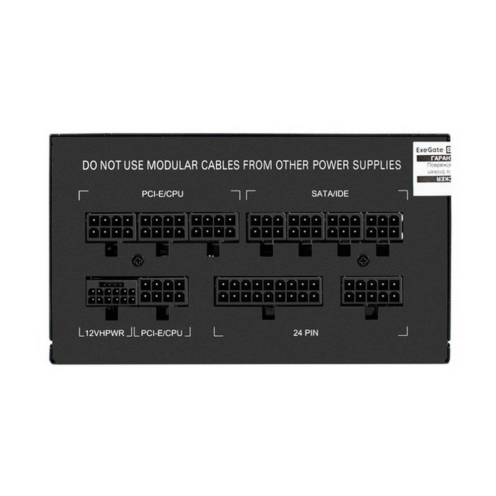 Exegate EX297235RUS Блок питания 1200W ExeGate 80 PLUS® GOLD 1200VSP FC (ATX3.0, APFC, КПД 90% (80 P