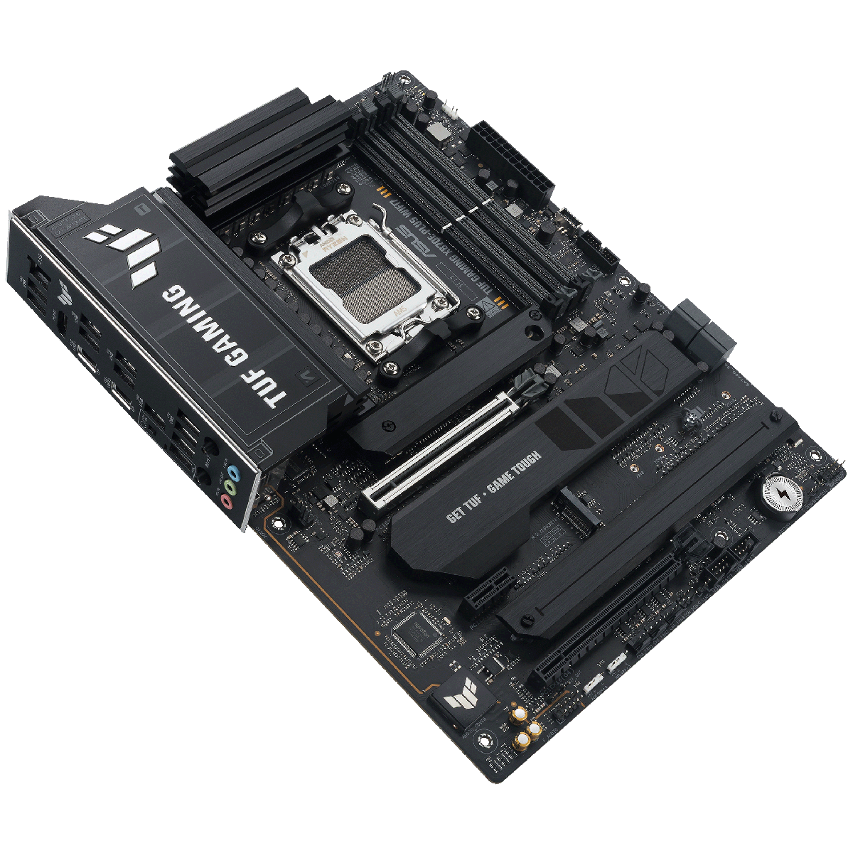 Материнская плата Asus TUF GAMING X870E-PLUS WIFI7 Socket AM5 AMD X870E 4xDDR5 ATX AC`97 8ch(7.1) 2.