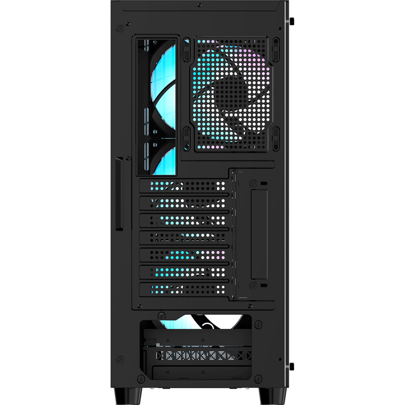 Корпус Ocypus Gamma C70 BK ARGB, Midi-Tower, TG, 4x120mm ARGB, 1xUSB-A 3.0 + 1xUSB 2.0, ATX, mATX, m