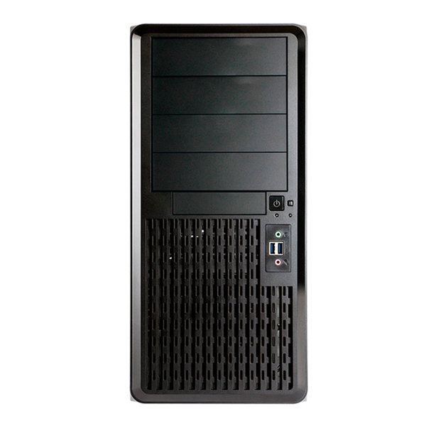 Корпус серверный Midi Tower InWin PE689 Black 750W P75F 80plus Gold USB3.0*2+A(HD)+front fan 120mm*1