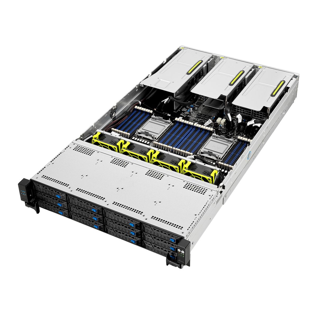Серверная платформа Asus 90SF00Z6-M01XM0 RS720-E10-RS12, 2U, 2xLGA4189 (3rd Gen Scalable), 32 DDR4, 