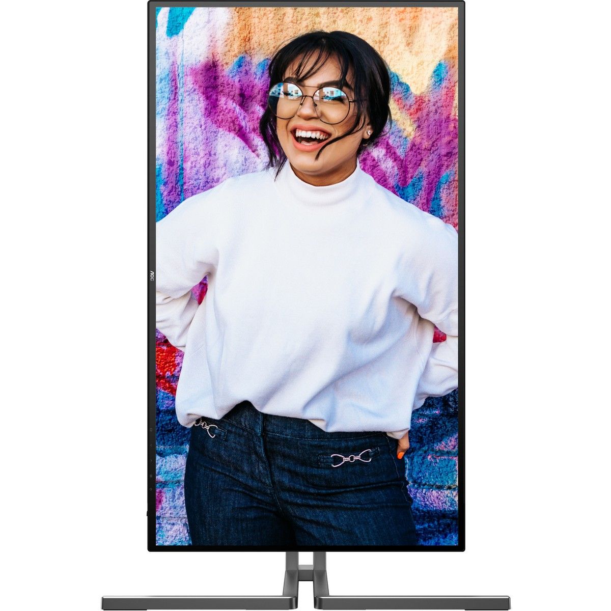 Монитор LCD AOC 27" U27U3CV {IPS 3840x2160 60Hz 178/178 HDMI2.0 DisplayPort1.2  VESA}
