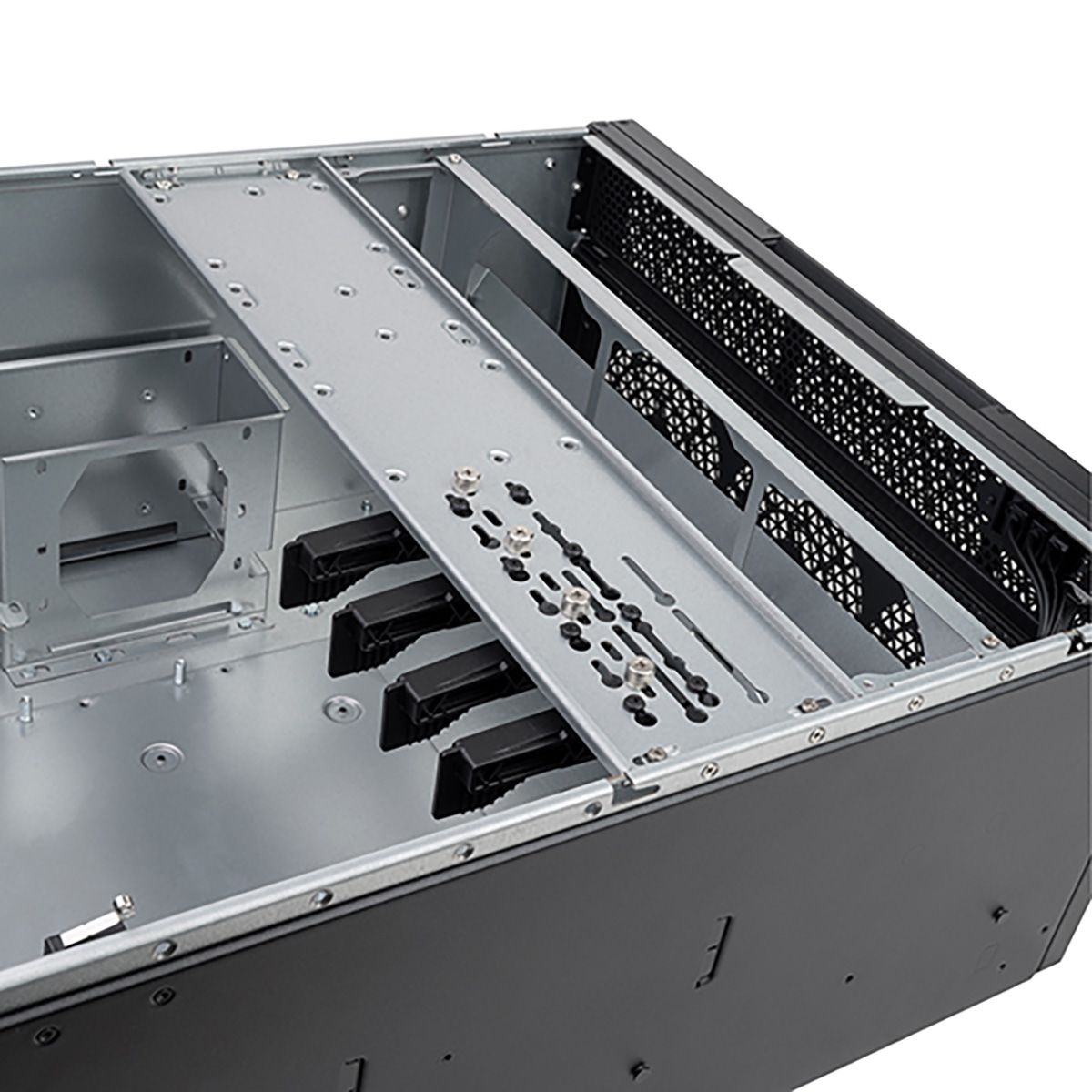 Корпус Silverstone G59RM5200000020 5U rackmount server chassis with dual 360mm liquid cooling compat