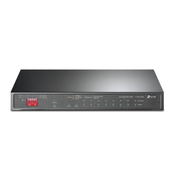 Коммутатор TP-Link TL-SG1210MP 9x1Гбит/с 1xКомбо(1000BASE-T/SFP) 8PoE+ 123W неуправляемый