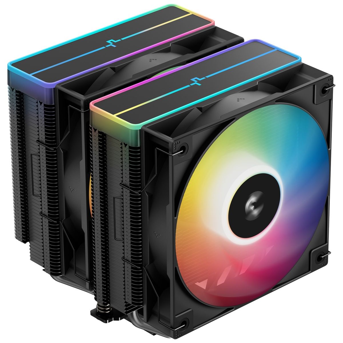 Устройство охлаждения(кулер) Deepcool AG620 Bk V2 ARGB Soc-AM5/AM4/1200/1700/1851 черный 4-pin 15-29