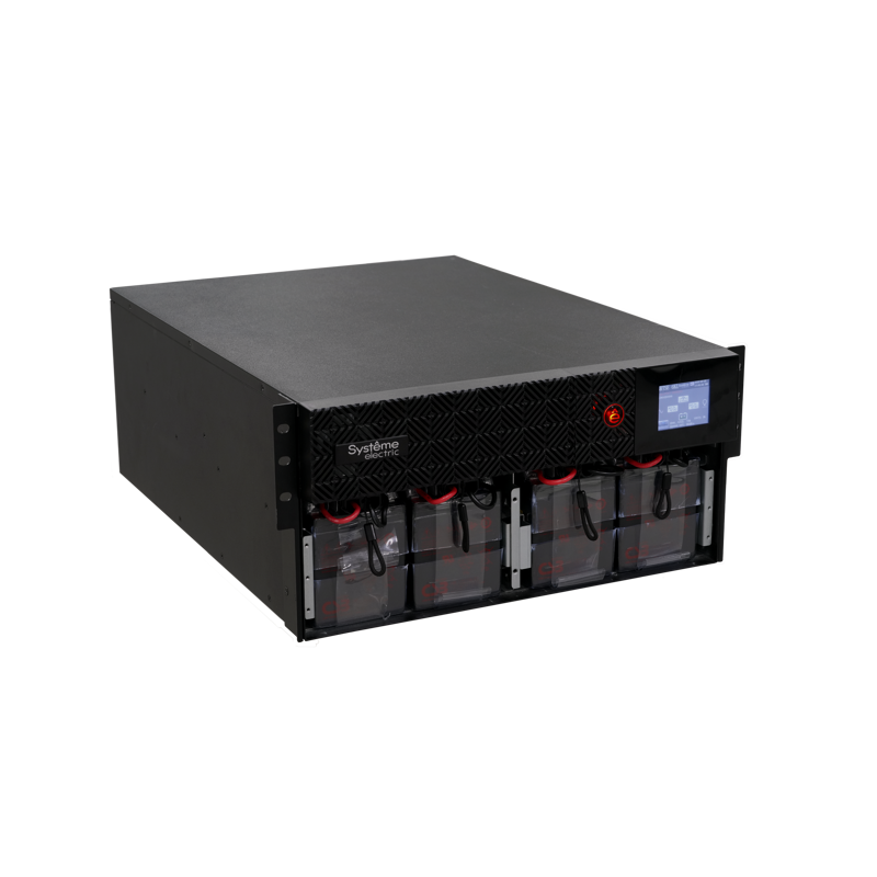 Источник бесперебойного питания Systeme Electriс SRT SRTSE6KRTXLIEC-NC 6000Вт 6000ВА черный