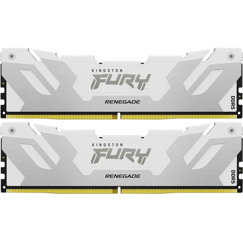 Оперативная память Kingston 32GB 7600MT/s DDR5 CL38 DIMM (Kit of 2) FURY Renegade White XMP
