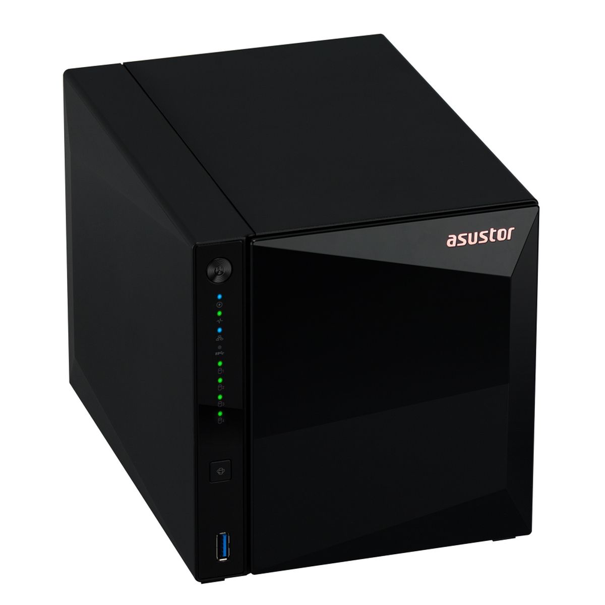 Сетевое хранилище ASUSTOR AS3304T V2 4-Bay NAS/MPl/ARM64 64-bit 1.7GHz/2GBDDR4/noHDD,LFF(HDD,SSD),/1