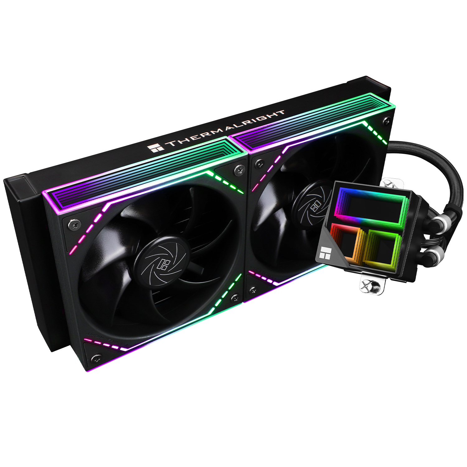 Система водяного охлаждения Thermalright Frozen Infinity 240 Black / 2x120mm ARGB PWM Fans / TRFI240B
