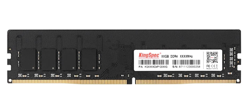 Память DDR4 16GB 3200MHz Kingspec KS3200D4P13516G RTL PC4-25600 CL17 DIMM 288-pin 1.35В dual rank Re
