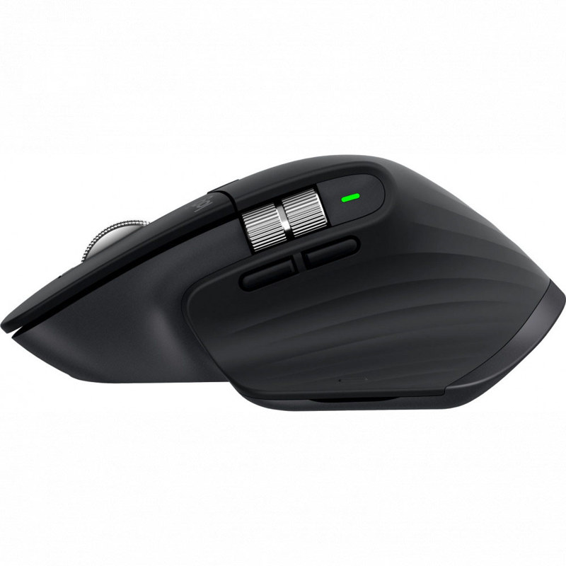 Мышь Logitech MX Master 3S графитовый оптическая 8000dpi беспров. BT/Radio USB 5but (910-006565)