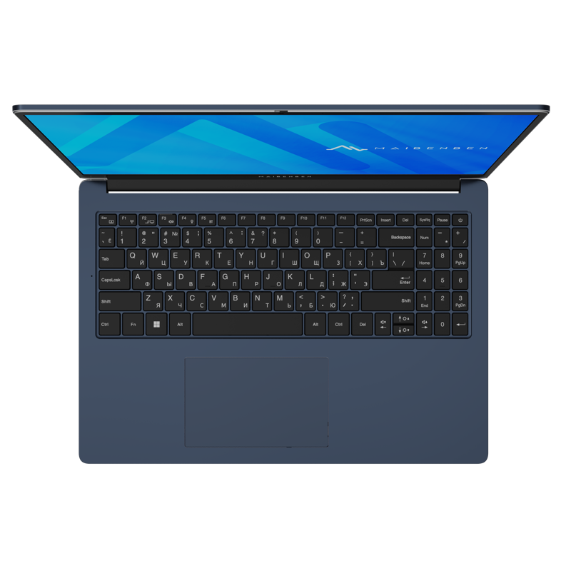 Ноутбук Maibenben M657 16"(1920x1200 (матовый) IPS)/AMD Ryzen 7 5825U(2Ghz)/8192Mb/512PCISSDGb/Int:A