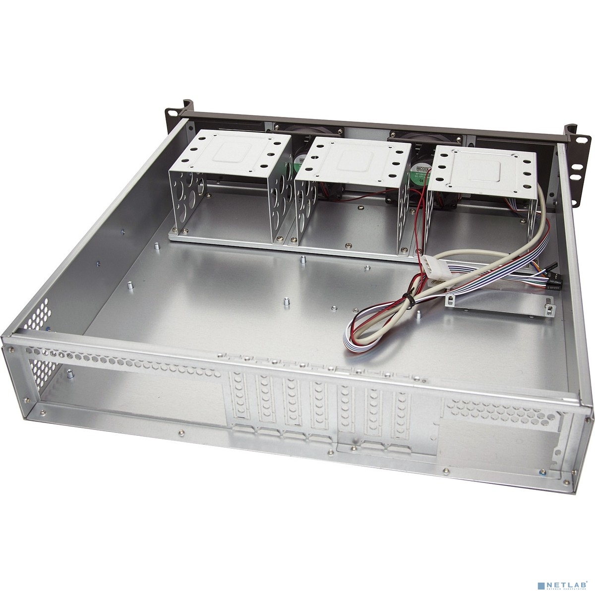 Exegate EX281968RUS Серверный корпус ExeGate Pro 2U420-06 <RM 19", высота 2U, глубина 420, БП 2U-500