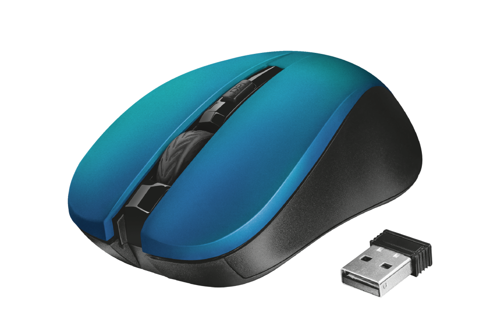 Мышь бесшумная, синий Trust MYDO (арт.21870)