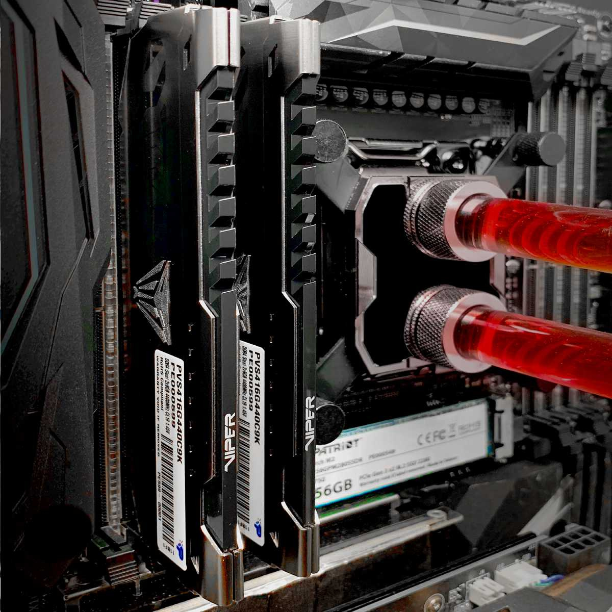 Память DDR4 2x32Gb 3600MHz Patriot PVS464G360C8K Viper Steel RTL Gaming PC4-28800 CL18 DIMM 288-pin 
