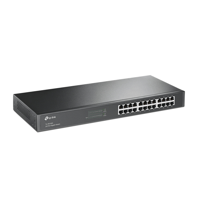 Коммутатор TP-Link TL-SG1024 (L2) 24x1Гбит/с неуправляемый