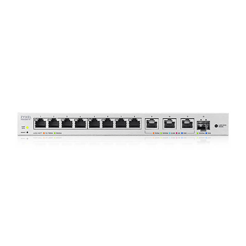 Коммутатор Zyxel XGS1250-12-ZZ0102F (L2) 8x1Гбит/с 3x10Гбит/с 1SFP+ управляемый