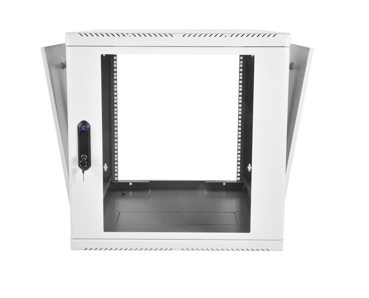 шкаф ЦМО Шкаф телекоммуникационный настенный разборный 12U (600х520) дверь стекло
