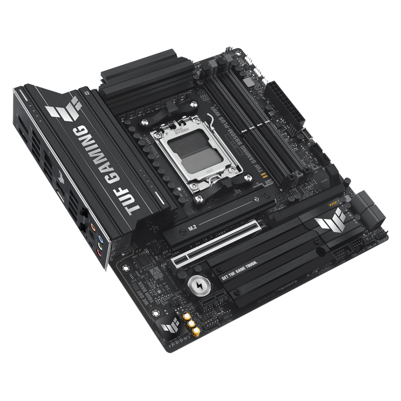 Материнская плата Asus TUF GAMING B850M-PLUS WIFI Socket AM5 AMD B850 4xDDR5 mATX AC`97 8ch(7.1) 2.5