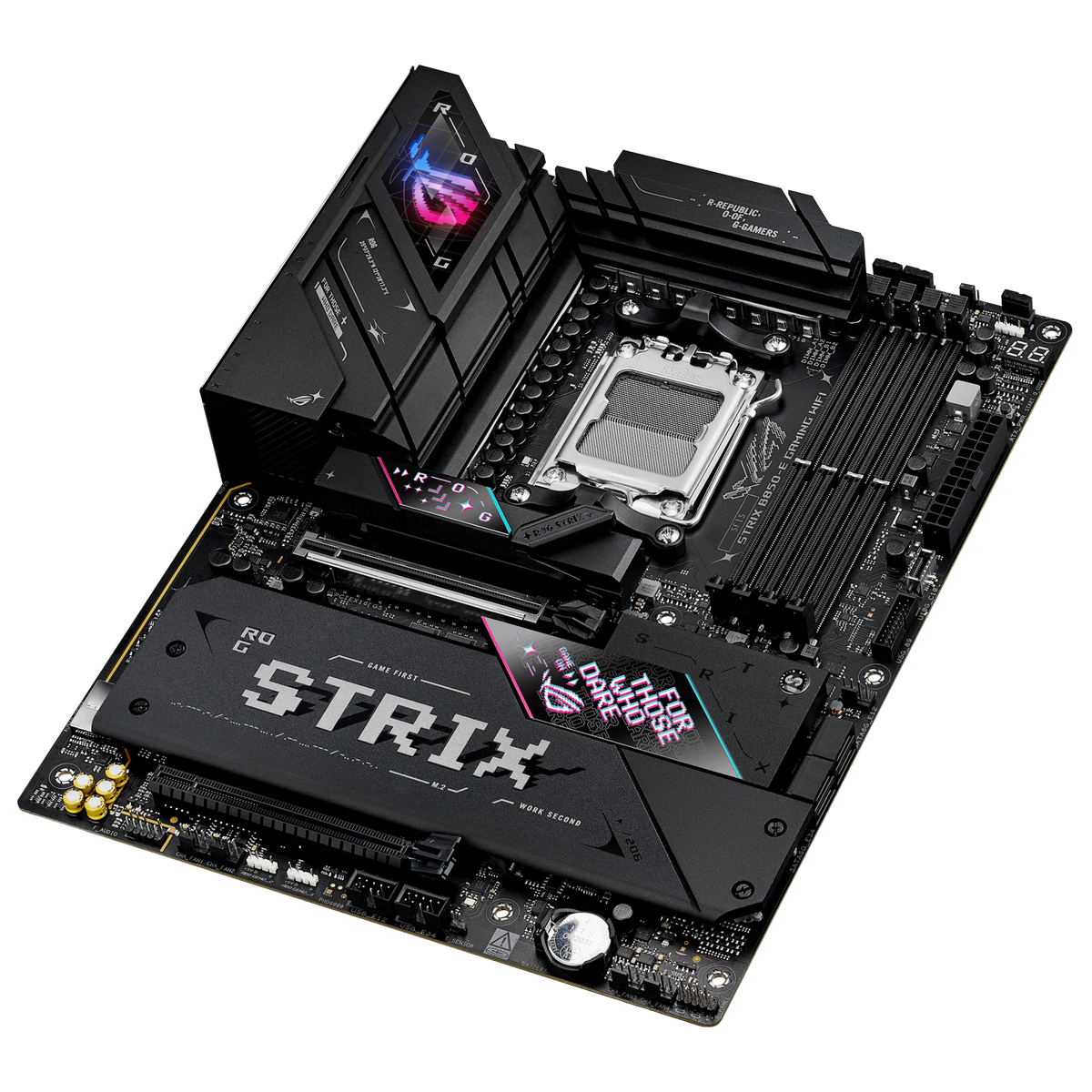 Материнская плата Asus ROG STRIX B850-E GAMING WIFI Socket AM5 AMD B850 4xDDR5 ATX AC`97 8ch(7.1) 2.