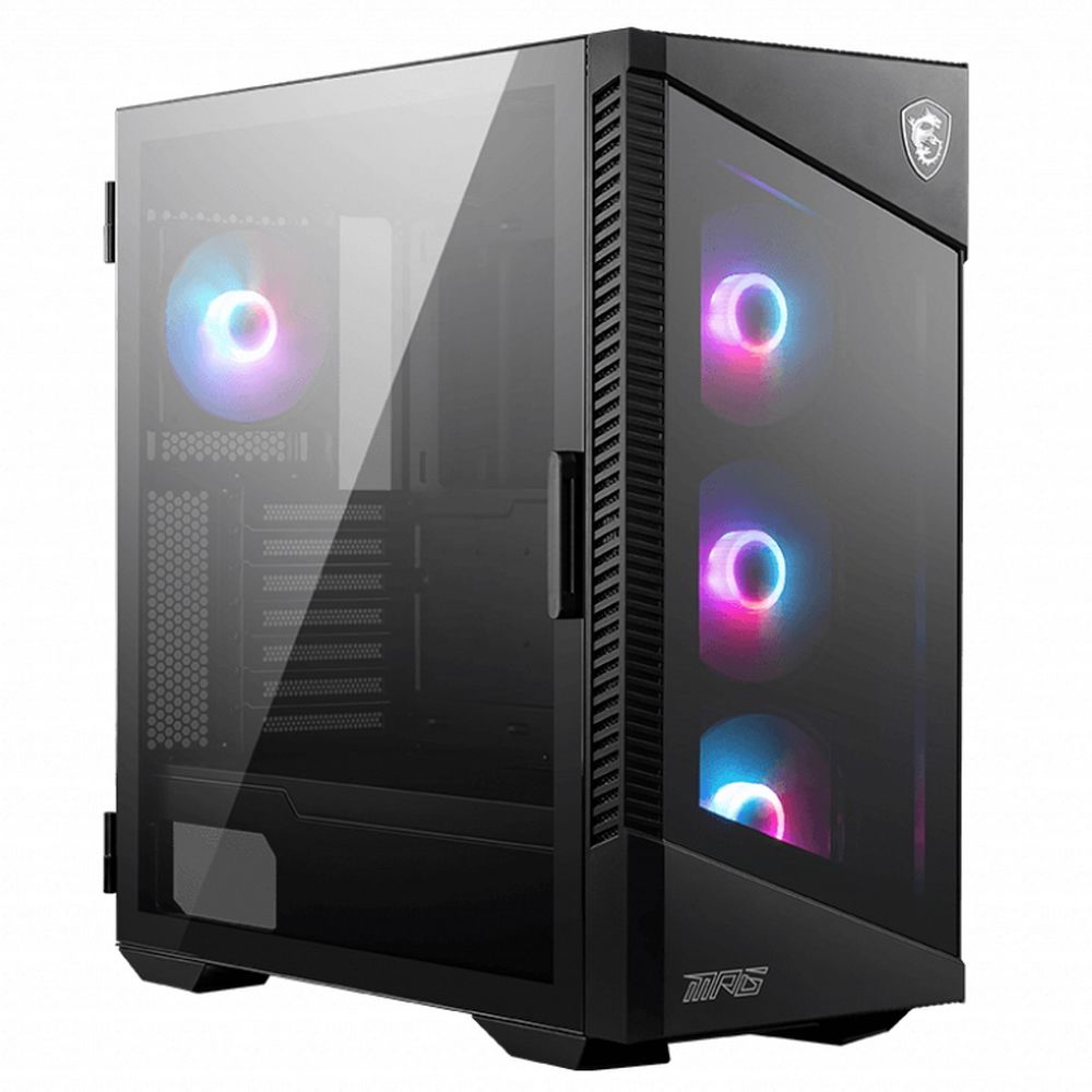 Корпус MSI MPG VELOX 100R 2xUSB 3.0, 1xType C, 4x120mm ARGB Fan, ARGB Control Board, Tempered Glass 