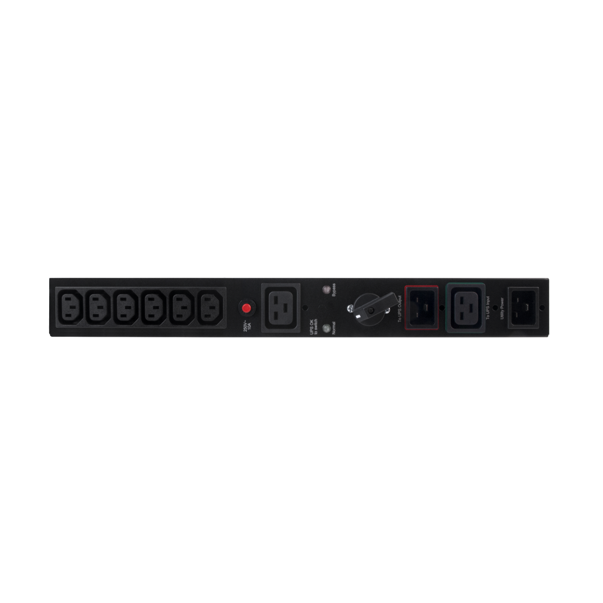 CyberPower MBP20HVIEC6 Байпас 1кВа – 3кВа/ 1U/ IEC C13 x 6/ IEC C19 x 1/ (ШхВхГ) 433 x 51 x 76/ 1,3к