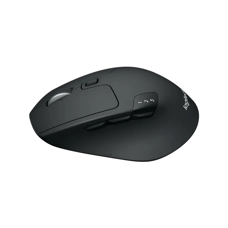 Мышь Logitech M720 Triathlon черный оптическая 1000dpi беспров. BT/Radio USB 6but (910-004794)