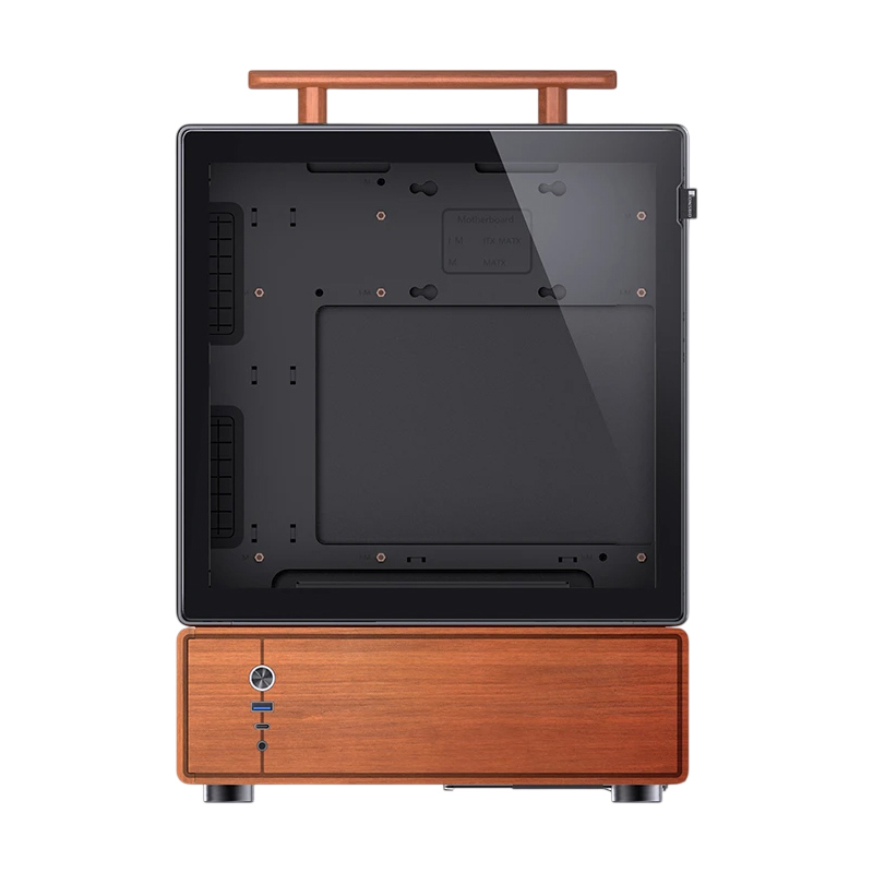 Корпус JONSBO T7, Mini-Tower, TG, no fan, 1xUSB-A 3.0 + 1xUSB-C 3.2, mATX, mITX Black