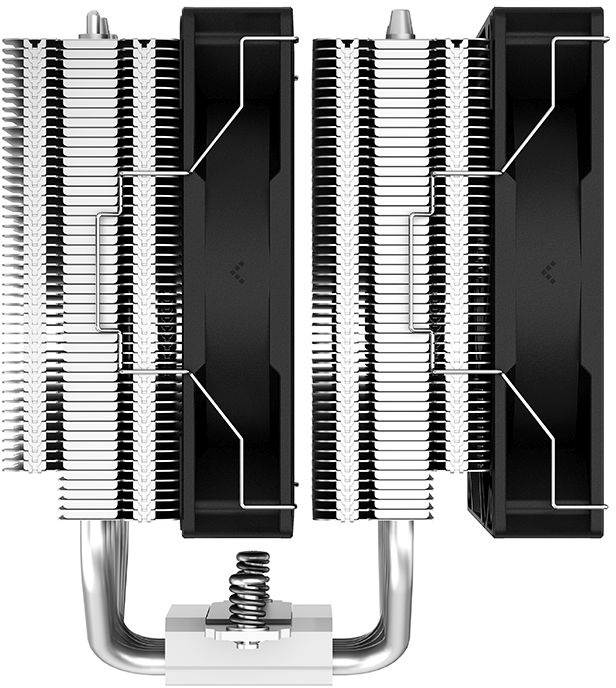 Устройство охлаждения(кулер) Deepcool AG620 Soc-AM5/AM4/1200/1700/1851 черный 4-pin 15-29dB Al+Cu 26