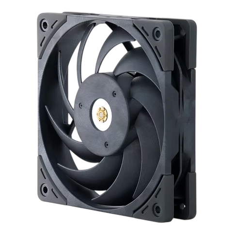 Кулер для корпуса/ Case Cooler Scythe Grand Tornado 120 (120x120x26mm, 4-pin PWM, 63.25CFM, 23.37dBA, 2000RPM, Black)