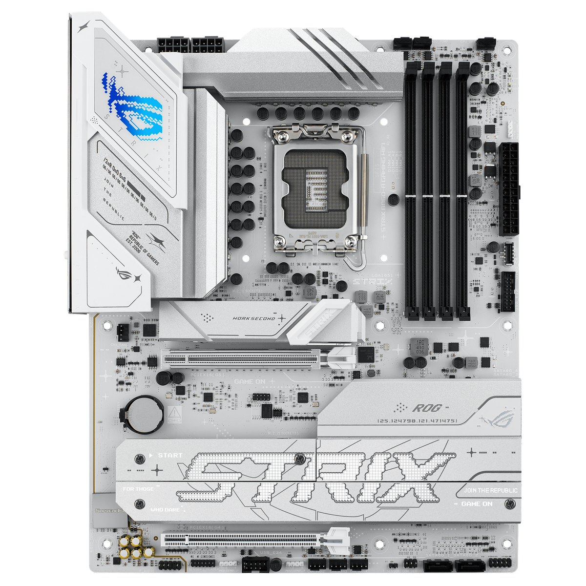 Материнская плата Asus ROG STRIX B860-A GAMING WIFI Soc-1851 Intel B860 4xDDR5 ATX AC`97 8ch(7.1) 2.