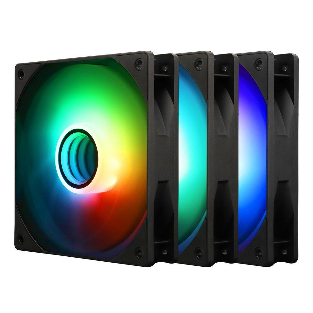 Процессор Thermalright 814256016667 Вентилятор для процессора Thermalright Fan TL-C12B-S V3 X3 ARGB 120mm/ 3 pack/ PWM/ S-FDB Bearing