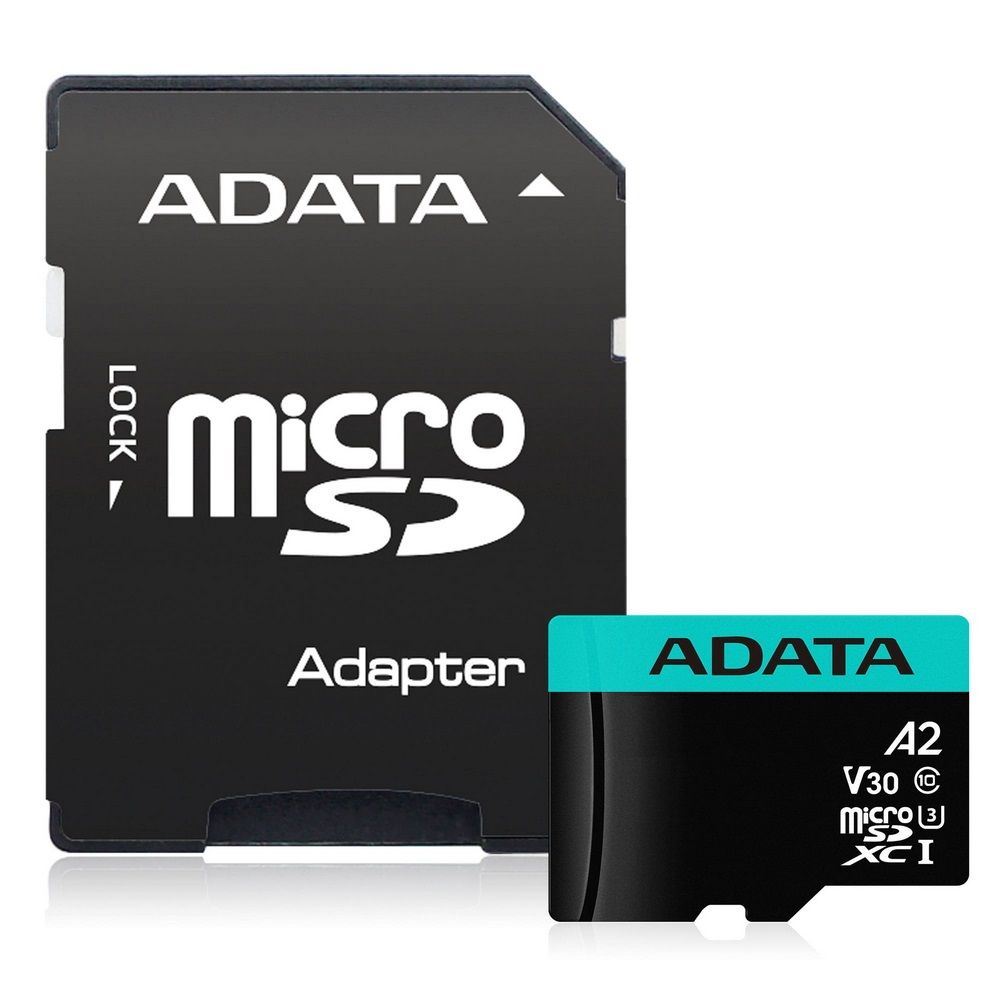 Флеш карта microSDXC 512GB A-Data AUSDX512GUI3V30SA2-RA1 Premier Pro + adapter