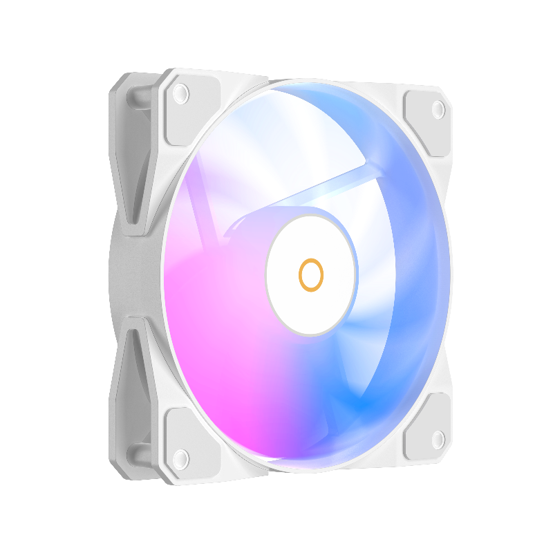 Кулер для корпуса Ocypus Beta F12 WH ARGB REVERSE BLADE (120x120x25mm, 4-pin PWM, ARGB, 56.5CFM, 29d