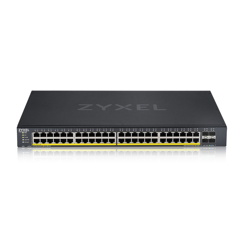 Коммутатор Zyxel NebulaFlex XGS1935-52HP-EU0101F (L2+) 48x1Гбит/с 4SFP+ 48PoE+ 375W управляемый