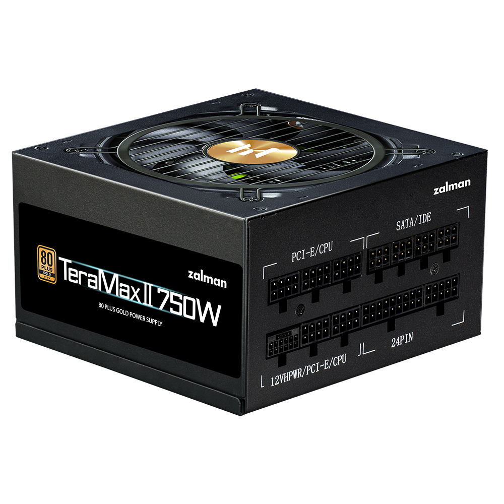 Блок питания Zalman ZM750-TMX2, 750W, ATX12V v2.52, APFC, 12cm Fan, 80+ Gold Gen5, Full Modular, Ret