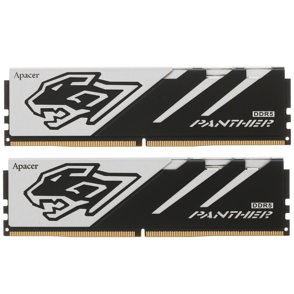 Оперативная память Apacer  DDR5  32GB  6000MHz DIMM Panther Gaming Memory CL38 1.35V Kit (2x16GB) (R