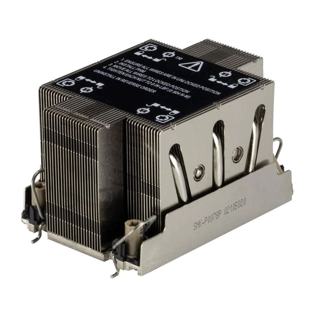 Пассивный кулер SuperMicro SNK-P0078P 2U Passive CPU Heat Sink for LGA 4189 X12 113x78 mm, (420964) {24}