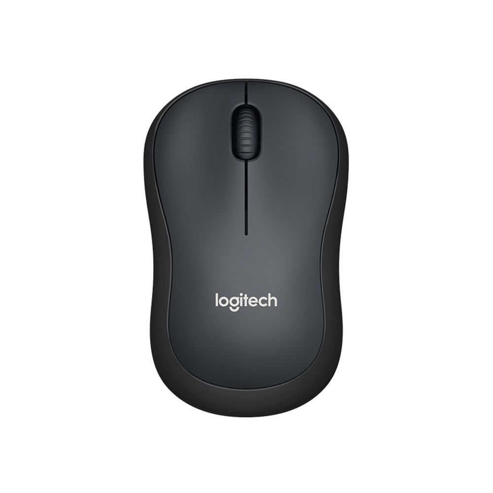 Мышь Logitech Silent M220 темно-серый/черный оптическая 1000dpi silent беспров. USB 2but (910-004895