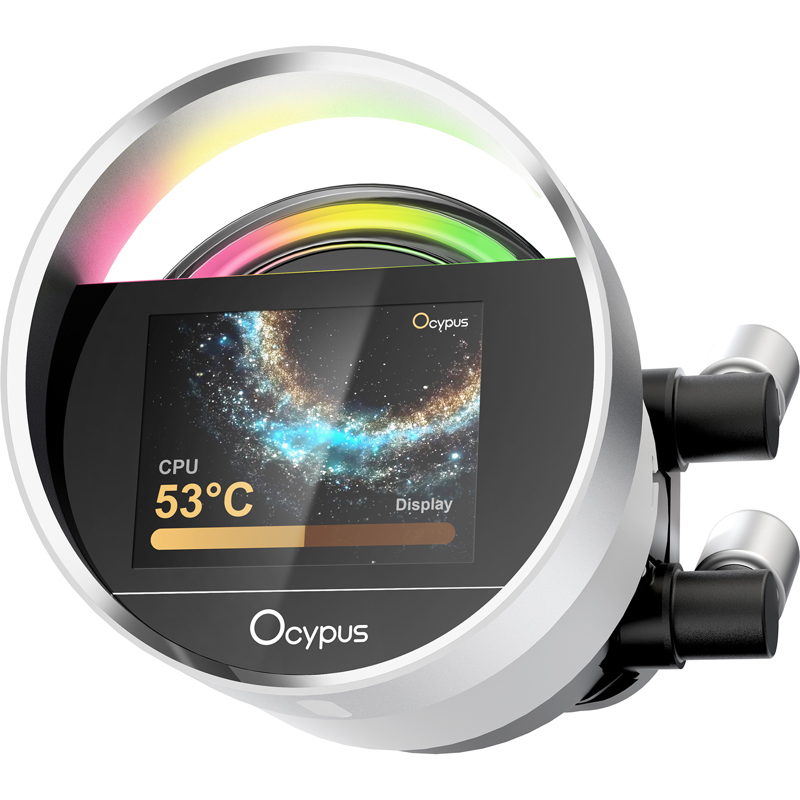 Система жидкостного охлаждения Ocypus Sigma L36 WH ARGB (300W, 360mm, LED, White, ARGB/ Fans: 3x120m