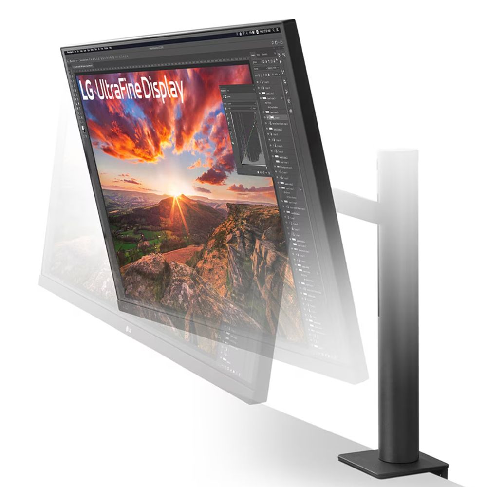 Монитор LG 31.5" UltraFine 32UN880K-B черный IPS LED 16:9 HDMI M/M матовая HAS Piv 1000:1 380cd 178г