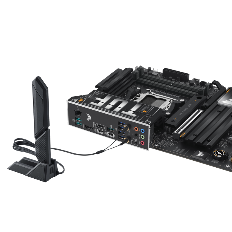 Материнская плата Asus TUF GAMING X870-PLUS WIFI Socket AM5 AMD X870 4xDDR5 ATX AC`97 8ch(7.1) 2.5Gg